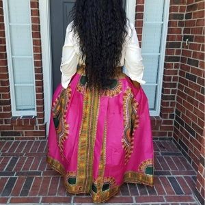 Women’s African floral skirt